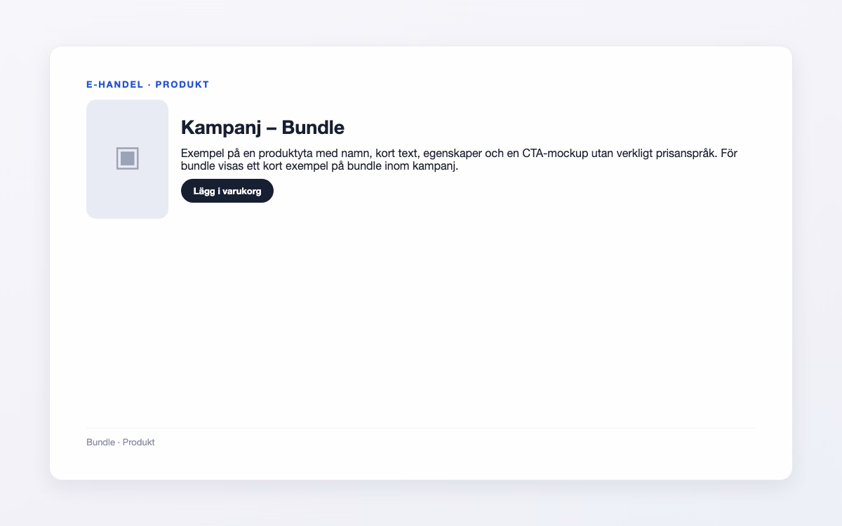 Förhandsbild för Bundle – Kampanj