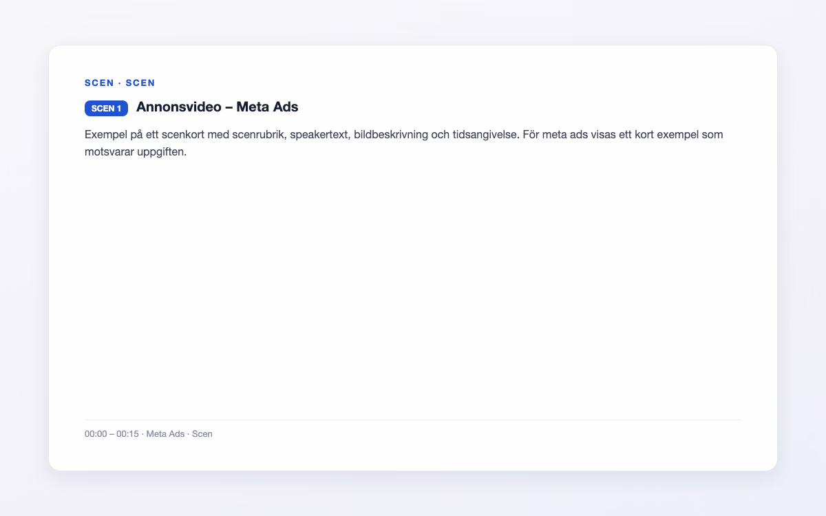 Förhandsbild för Meta Ads – Annonsvideo