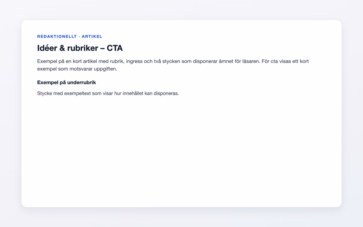 Exempelbild för CTA – Idéer & rubriker