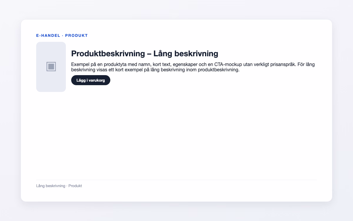 Exempelbild för Lång beskrivning – Produktbeskrivning