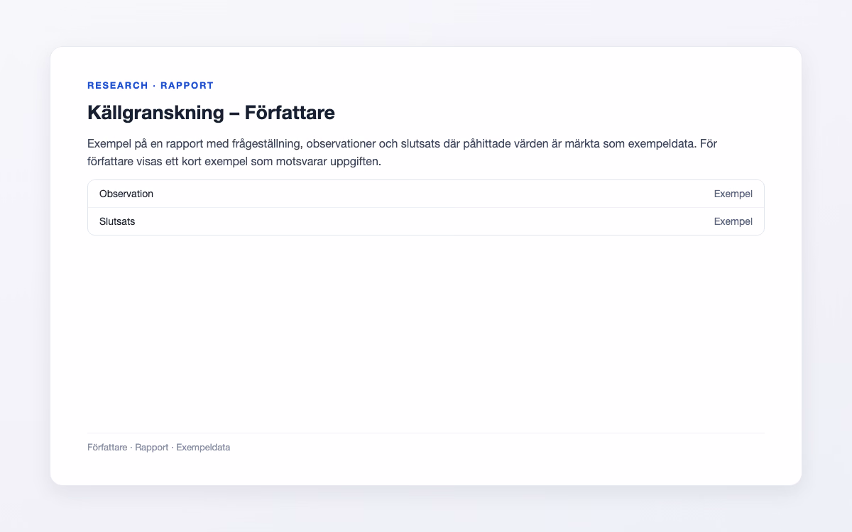Exempelbild för Författare – Källgranskning