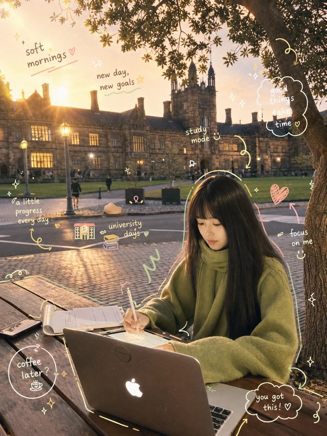 Cozy academia: studieanteckningar