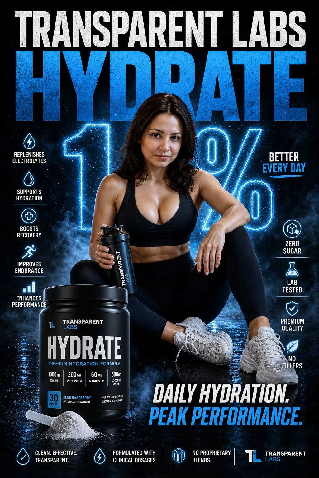 Kampanj: Transparent Labs Hydrate-kosttillskott