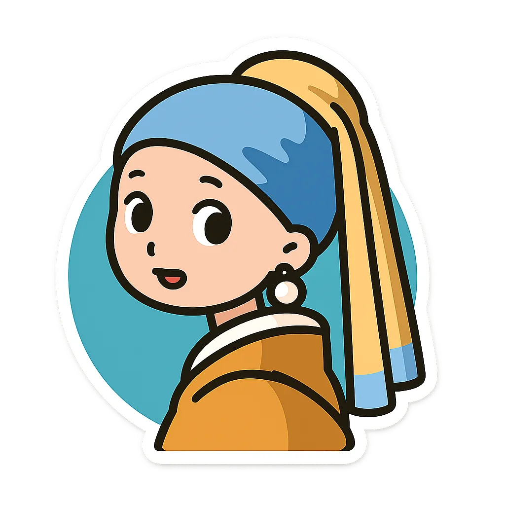 Flat Sticker Design