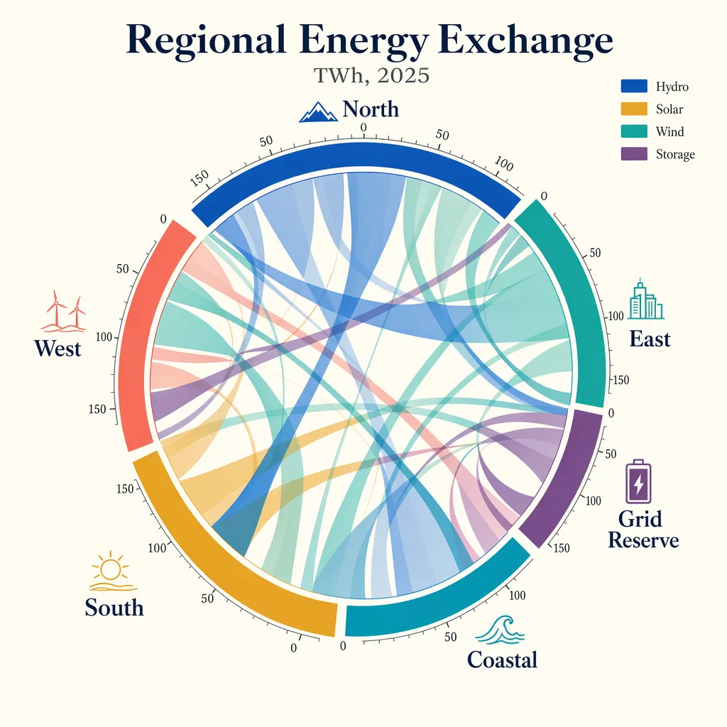 Ackorddiagram över energiflöden