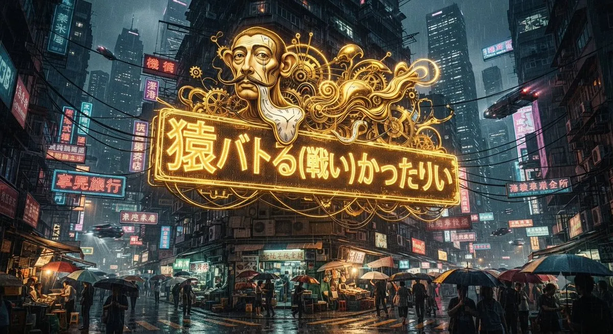 Sociala medier: cyberpunk-surrealism i Dalí-stil
