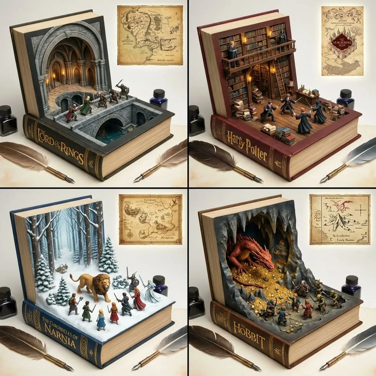 YouTube-miniatyr: magiskt bokvisualiseringsrutnät