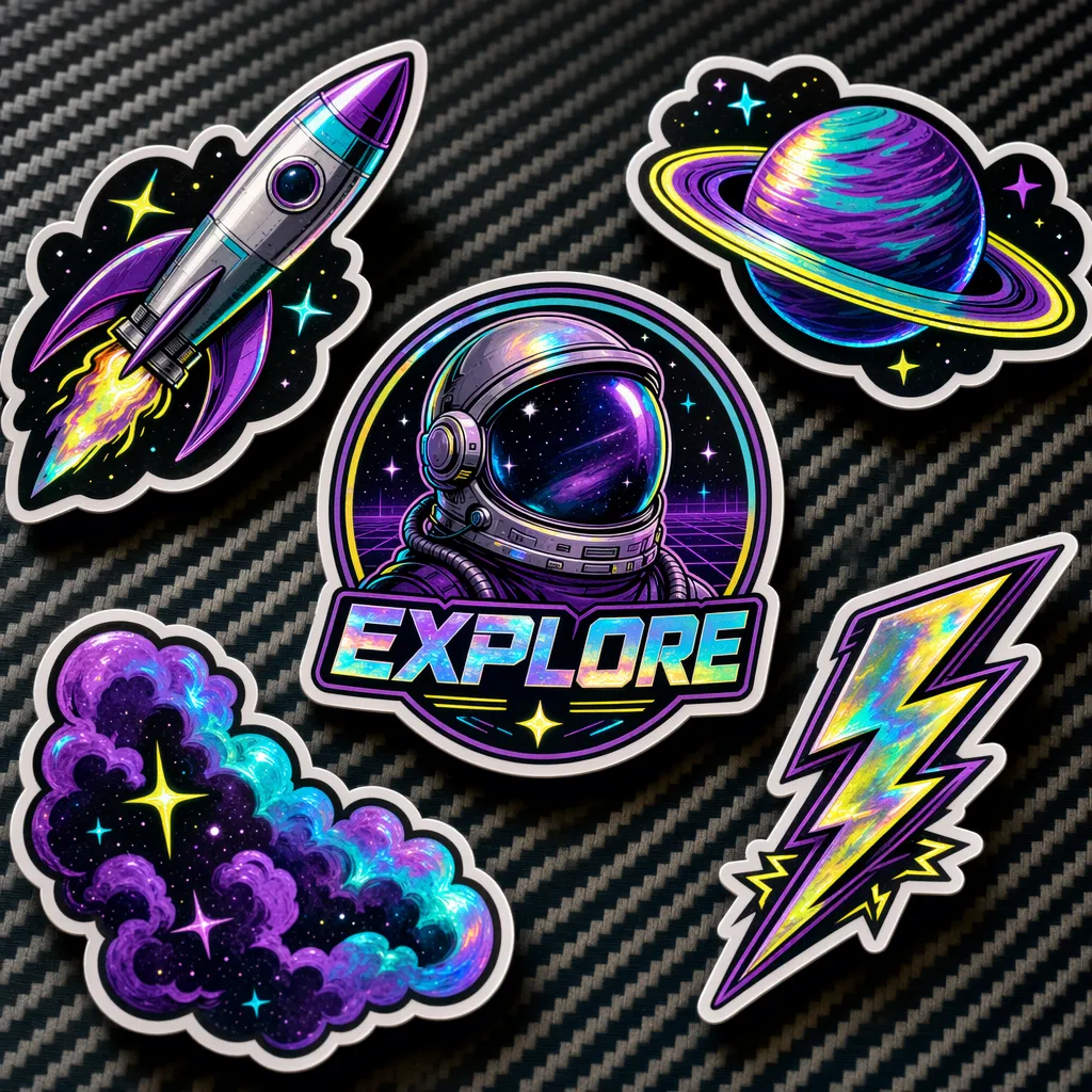 Stickerdesign: Cyber Explorer Club