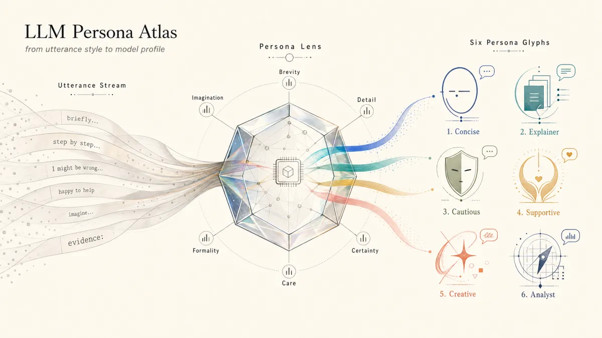 Persona-atlas för LLM:er