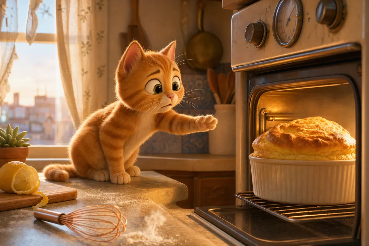 3D-animationsbild i Pixar-stil (kattunge)