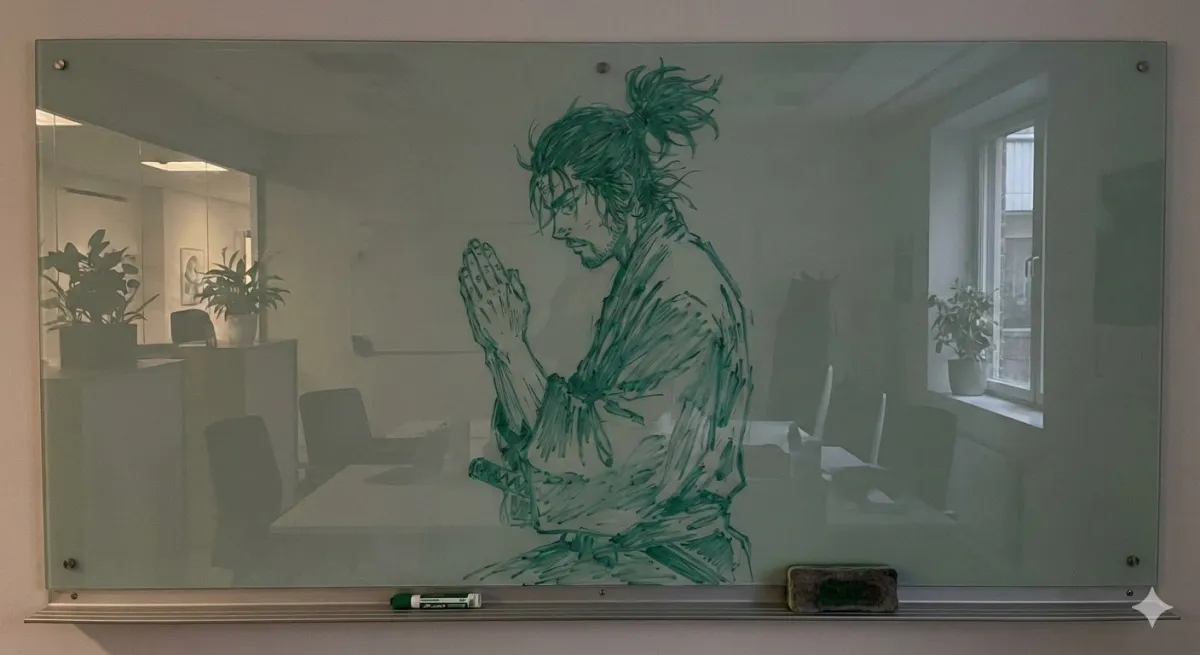Whiteboard-pennkonst